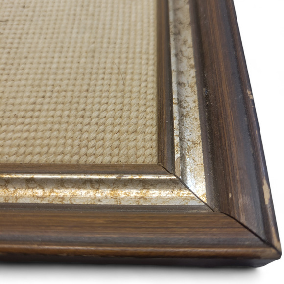 Rare Vintage Crewel Table Scape Art Handmade Embroidery Needlework Fine Detail - Picture 6 of 9